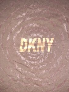 🤎 Authentic DKNY Dark Mocha Tee — Rare-to-Find