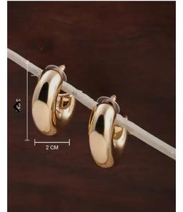 Chunky Gold Hoop Earrings