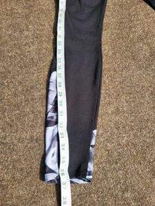 Domayoga Black Geometric Leggings