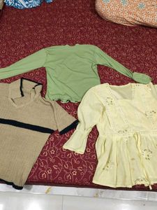 Bundle of 3 Women's Tops(college wear)