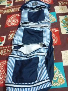Blue & White Striped Baby Carrier