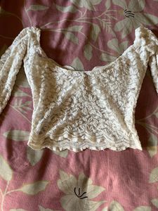 Elegant Lace Off-Shoulder Top