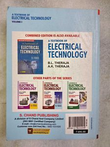 Electrical Technology Textbook Vol. 1