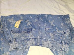 embroidered jeans