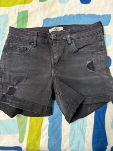 Refuge Distressed Denim Shorts