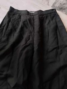 Black Wide Leg Trousers