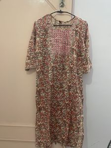 Boho Floral Print Kurta