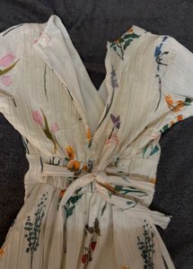 vintage summery unique printed dre