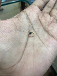 Premium nose pin ( Korean black diamond)