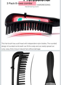 INSIME Detangler hair brush for curly hairs comb