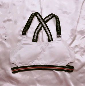 New Sports Bra - White