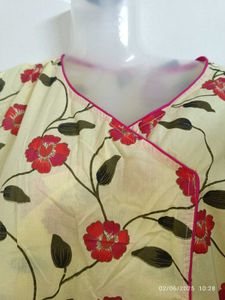 Elegant Yellow Floral Print Maxi Dress....