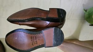 Men's Imported Brown Leather Oxford Shoes