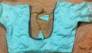 Cyan Colour Blouse