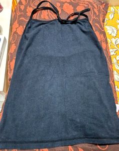 Simple Black Haltar Neck Camisole