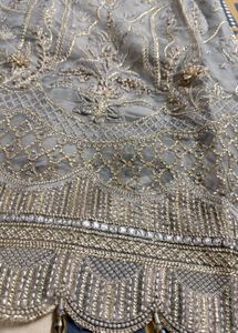 Elegant Grey Kurta Set with Dupatta