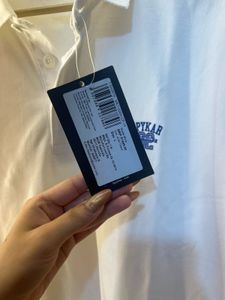 Men's White Polo T-Shirt