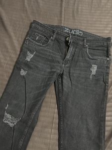 Charcoal pair of jeans