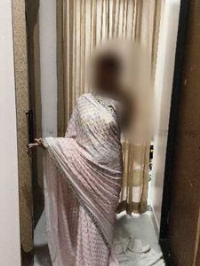 Elegant Pink Embroidered Saree