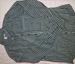 Karen Millen Striped Button-Down Shirt