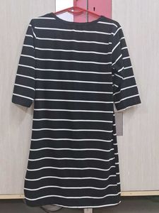 Striped Casual Mini Dress