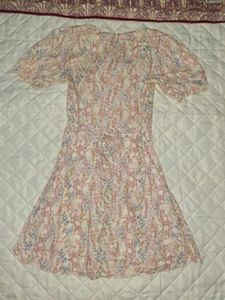 Floral Puff Sleeve Mini Dress