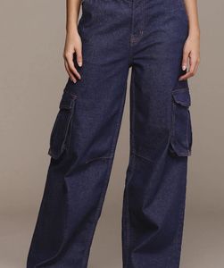 Wide Leg Cargo Jeans
