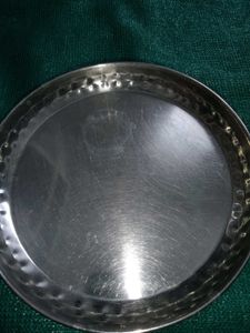 Vintage Stainless Steel Plate