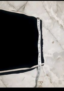 Comfy Black Joggers with White Stripes
