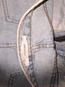 Distressed Denim Shorts