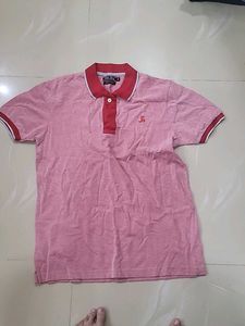 Men's Pink Polo T-Shirt