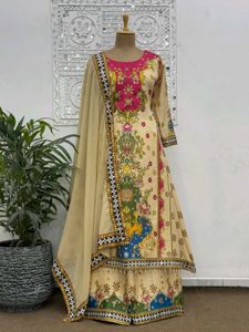 New Collections Kurta Plazzo with Dupatta