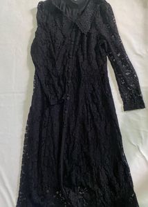 Elegant Black Lace Dress