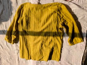 Yellow Top with Detail