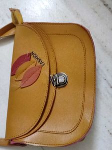 Stylish Tan Crossbody Bag