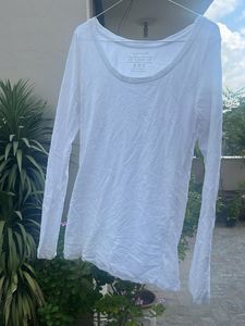 Classic White Long Sleeve Top