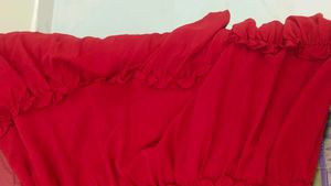 Red Tiered Dress