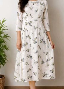Chic Floral Print Dress