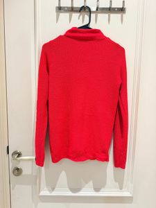 Cozy Red Turtleneck Sweater