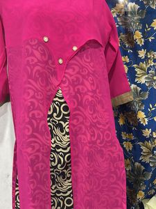 Party Wear, Kurta Mirror Work