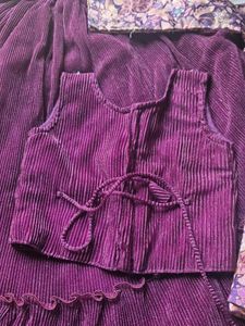 purple kids dress for party