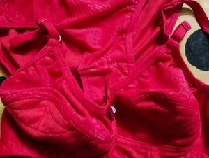 Red Bra &amp; Panty Set