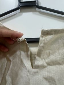 Myntra Festive Cream Kurta