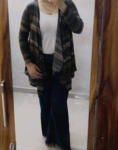 Striped Knit Cardigan