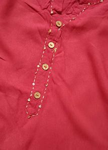 short kurta (Maroon)