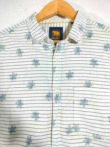 White Printed Shirt (Men's)