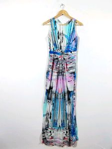 Multicolour Printed Long Dress (Women)