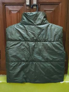 Olive Green Crop Jacket