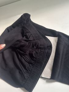 Black Leggings with Net Dupatta