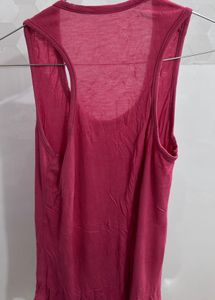 combo of  Pink/black Sleeveless Tank Top